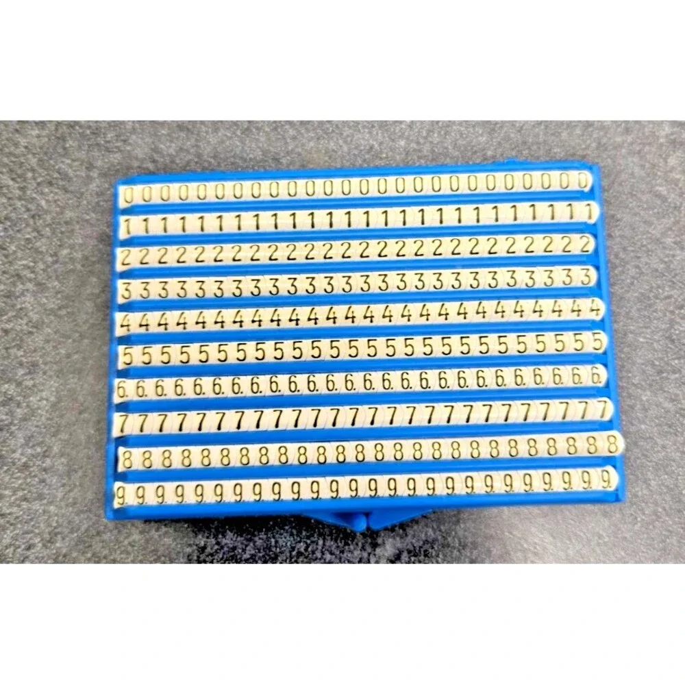 EZ Code Pocket Pack Wire Markers SMMDT 196-9-0-9  Dispenser with 500 White SMS19